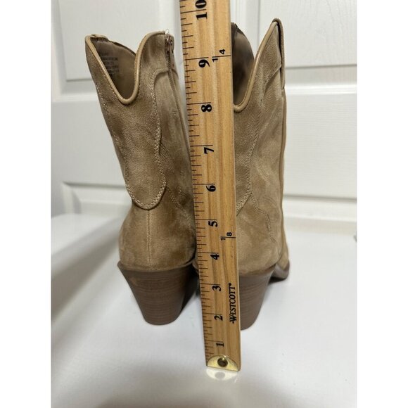 Universal Thread Women's Jacey Western Ankle Boots Tan Size 11 NWT - Picture 7 of 8
